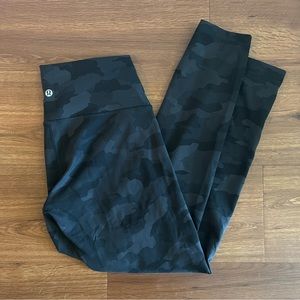 NWOT lululemon Wunder Train High-Rise Tight 25” Leggings in Camo